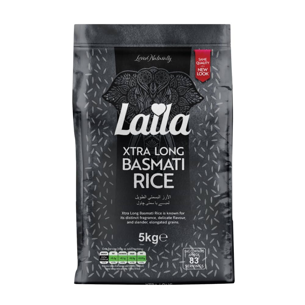 Laila Xtra Long Grain Basmati Rice 5 Kg
