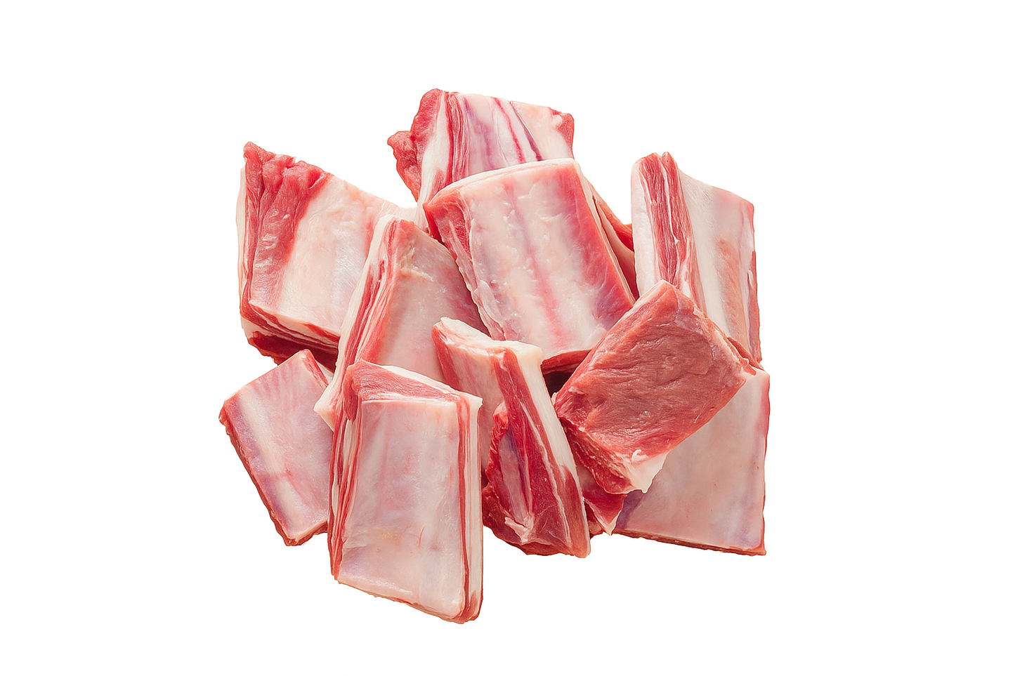 Spring Lamb Ribs Cut For Pilou