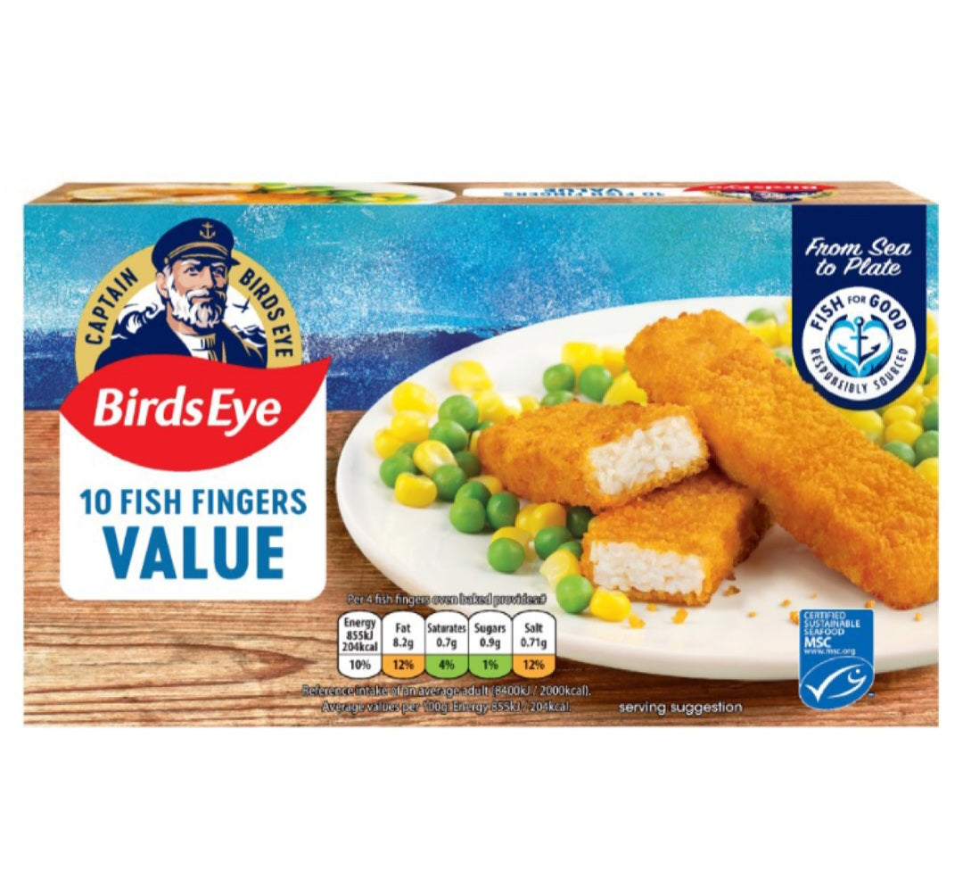 Birds Eye 10 Fish Fingers