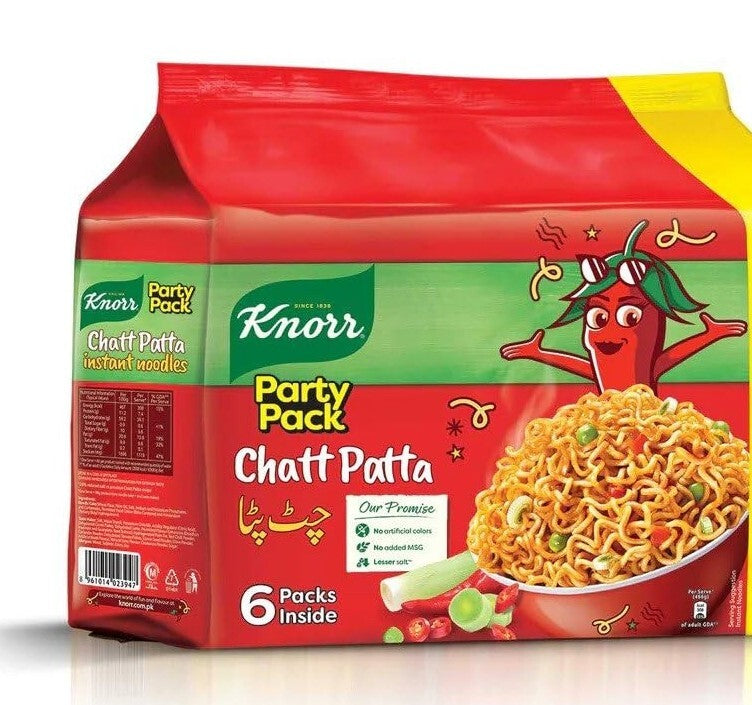 Knorr Chatt Patta Instant Noodles (Family Pack)