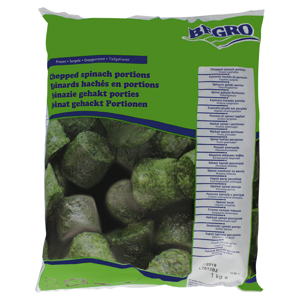 Begro Chopped Spinach 1 Kg