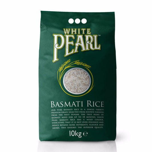White Pearl Basmati Rice 10 Kg