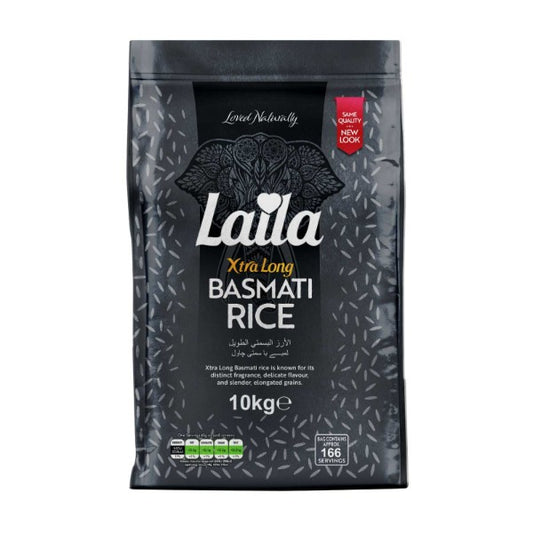 Laila Xtra Long Grain Basmati Rice 10 Kg