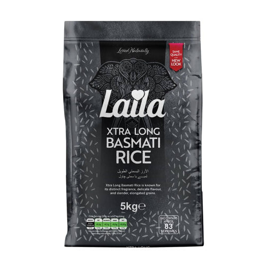 Laila Xtra Long Grain Basmati Rice 5 Kg