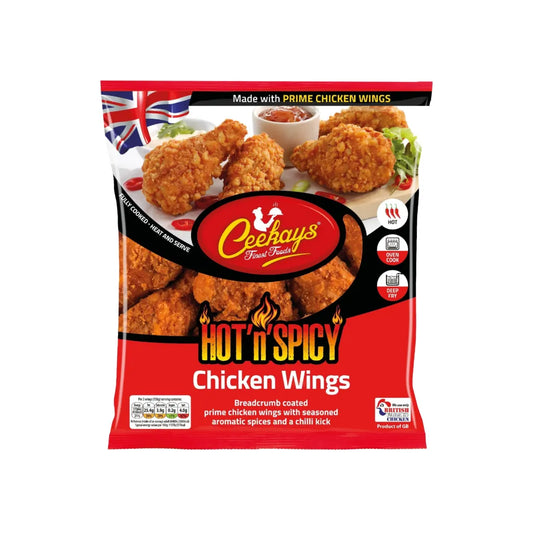 Ceekays Hot and Spicy Breaded Chicken Wings 600 g
