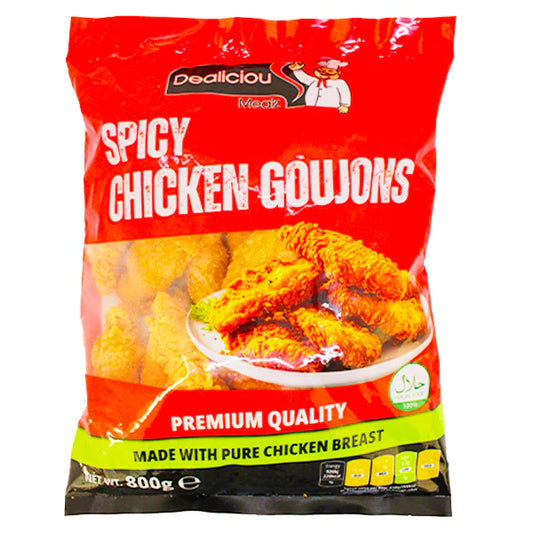 Dealicious Mealz Spicy Chicken Goujons 800 g