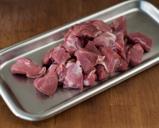 Spring Lamb Leg Meat Diced