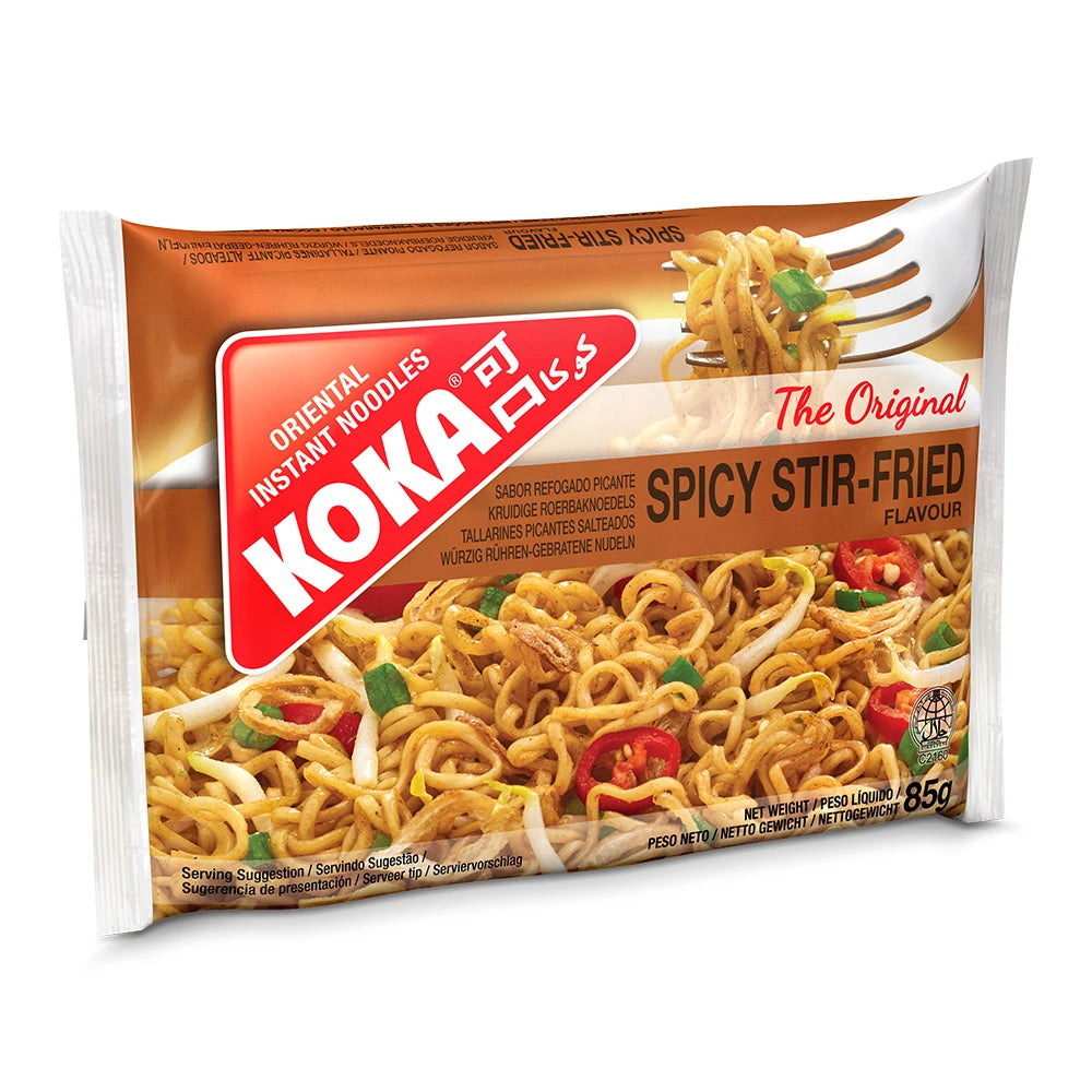 Koka Spicy Stir-Fried Flavour Oriental Style Instant Noodles