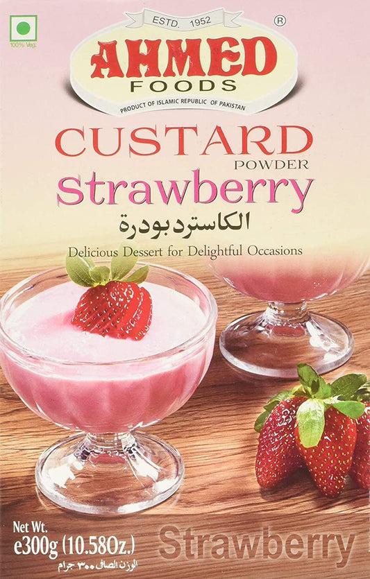 Ahmed Strawberry Custard Powder