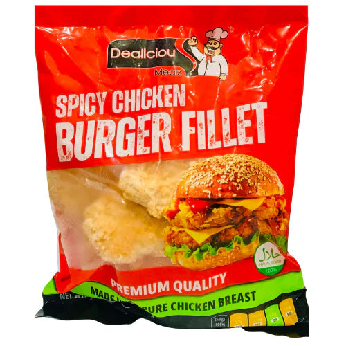 Dealicious Mealz Spicy Chicken Burger Fillet 800 g