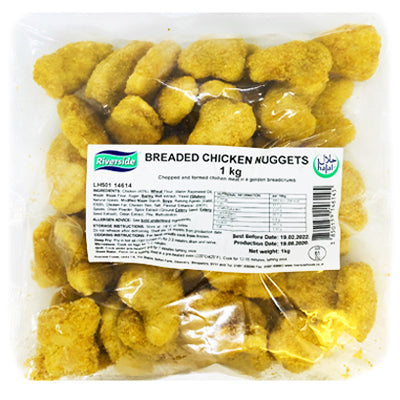Riverside Breaded Chicken Nuggets 1 Kg