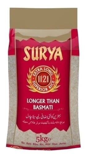 Surya Extra Long Rice 5 Kg