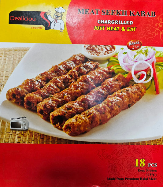 Dealiciou Mealz 18 Meat Seekh Kebab
