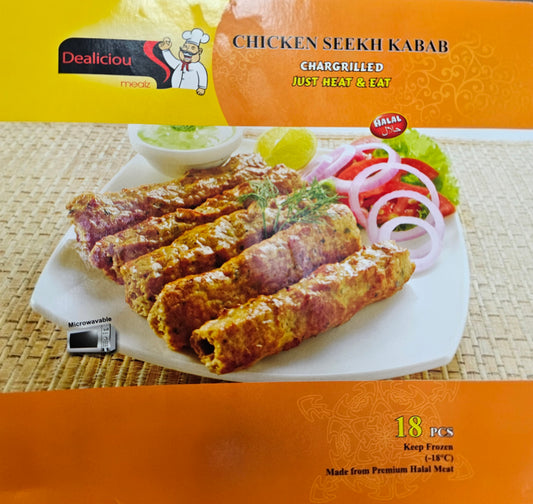 Dealiciou Mealz 18 Chicken Seekh Kebab