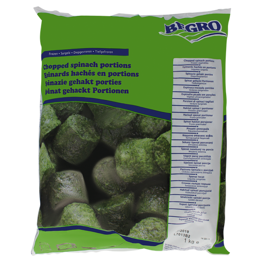 Begro Chopped Spinach 1 Kg